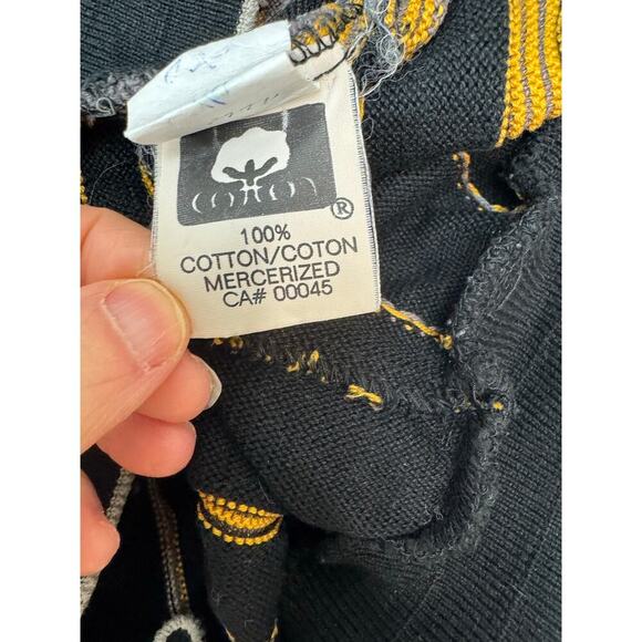 Vintage Tundra Sweater 80s 90s Coogi Black Tan Men's Size XL - Picture 7 of 8